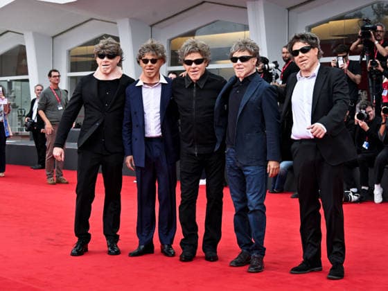 IPA88356619 - Venice, 83rd Venice International Film Festival 2026 - Night 9. Red Carpet for the film Be Brave. Pictured: Roberto Beragnoli, Lorenzo Mieli, Renzo Rosso, Francesco Carrozzini, and Marco Pianigiani  Copyright: xSimonexComix xPoolxPhotoxEventsx08x IPA88356619