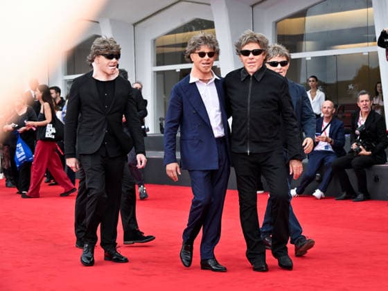 IPA88356623 - Venice, 83rd Venice International Film Festival 2026 - Night 9. Red Carpet for the film Be Brave. Pictured: Roberto Beragnoli, Lorenzo Mieli, Renzo Rosso, Francesco Carrozzini, and Marco Pianigiani  Copyright: xSimonexComix xPoolxPhotoxEventsx08x IPA88356623