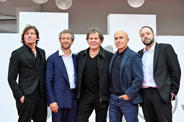 September 10, 2026, Venice, Rome, Italy: Roberto Beragnoli, Lorenzo Mieli, Renzo Rosso, Marco Pianigiani, and Francesco Carrozzini during the red carpet for the film Be Brave, at the 83rd Venice Film Festival. Venice, September 10, 2026 Venice Italy - ZUMAa289 20260910_zia_a289_069 Copyright: xMlax xAgfx
