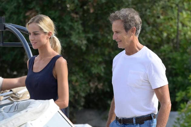 Arrives at Lido dock in Italy - 10 Sep 2026 Gloria Tonon (L) and Alessandro Benetton (R) at the Hotel Excelsior pier in Lido for 83 Venice Film festival. Venice Lido Italy Copyright: xMarioxCartellix xSOPAxImagesx _DSC2641