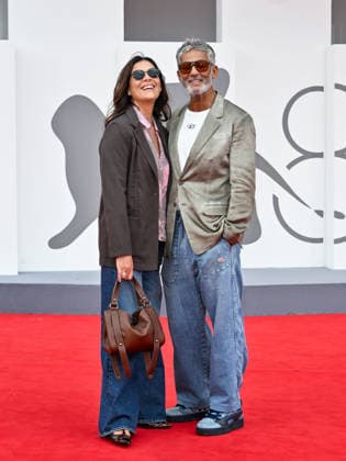IPA88357469 - Venice, 83rd Venice International Film Festival 2026 - Night 9. Red Carpet for the film Be Brave. Pictured: Rosario Fiorello, Susanna Biondo  Copyright: xSimonexComix xPoolxPhotoxEventsx08x IPA88357469