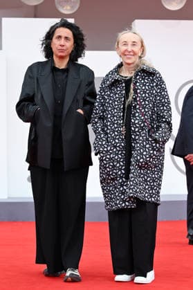 September 10, 2026, Venice, Rome, Italy: Guest and Carla Sozzani on the red carpet for the film Be Brave, 83rd Venice Film Festival. Venice, September 10, 2026 Venice Italy  - ZUMAa289 20260910_zia_a289_090 Copyright: xMlax xAgfx