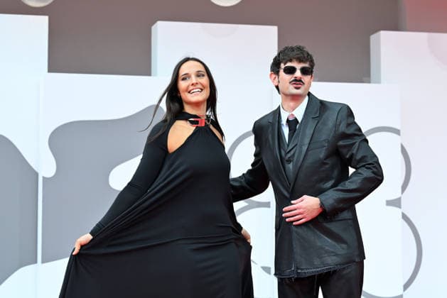 September 10, 2026, Venice, Rome, Italy: Fabio Rovazzi and his partner Lucia Pizzuti on the red carpet for the film Be Brave, at the 83rd Venice Film Festival. Venice, September 10, 2026 Venice Italy  - ZUMAa289 20260910_zia_a289_115 Copyright: xMariaxLauraxAntonellix xAgfx