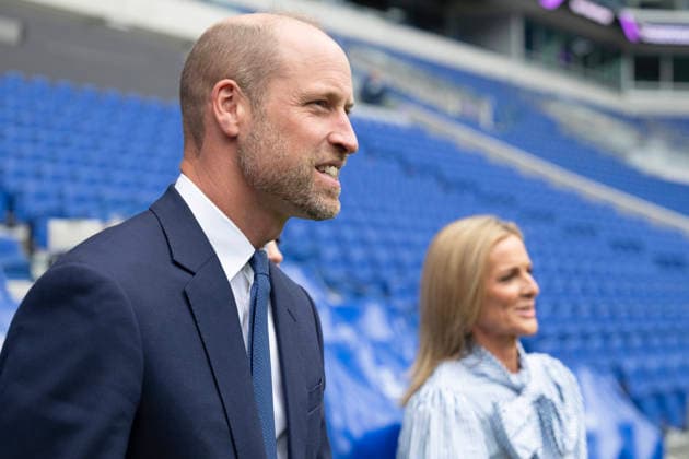 The Prince and Princess of Wales attend the launch of On Your Side: A Suicide Prevention Toolkit for People in Sport The Prince and Princess of Wales attend the launch of On Your Side: A Suicide Prevention Toolkit for People in Sport on World Suicide Prevention Day, at Hill Dickinson Stadium, Liverpool, UK, on the 10th September 2026. Picture by Shirlaine Forrest WPA-Pool Liverpool Hill Dickinson Stadium Merseyside UK  WHA-0831
