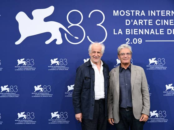 IPA88358110 - Venice, 83rd Venice International Film Festival 2026 - Day 9 - SCHERZETTO photocall. Pictured: Toni Servillo, Mario Martone  Copyright: xAlbertoxTerenghi PoolxPhotoxEvenx xPoolxPhotoxEventsx08x IPA88358110