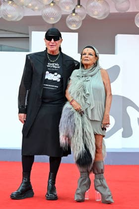 September 10, 2026, Venice, Rome, Italy: Rick Owens and MichÃ¢oeÃ‚Â¿le Lamy on the red carpet for the film Be Brave, 83rd Venice Film Festival. Venice, September 10, 2026 Venice Italy  - ZUMAa289 20260910_zia_a289_139 Copyright: xMariaxLauraxAntonellix xAgfx