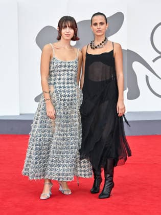 IPA88359622 - Venice, 83rd Venice International Film Festival 2026 - Night 9. Red Carpet for the film Be Brave. Pictured: Asia and India Rosso, daughters of Renzo Rosso  Copyright: xSimonexComix xPoolxPhotoxEventsx08x IPA88359622