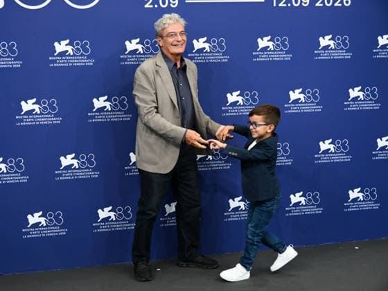 IPA88358607 - Venice, 83rd Venice International Film Festival 2026 - Day 9 - SCHERZETTO photocall. Pictured: Mario Martone, Lorenzo Perrotta  Copyright: xAlbertoxTerenghi PoolxPhotoxEvenx xPoolxPhotoxEventsx08x IPA88358607