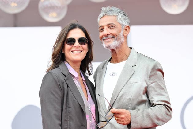 September 10, 2026, Venice, Rome, Italy: Susanna Biondo and Rosario Fiorello on the red carpet for the film Be Brave, at the 83rd Venice Film Festival. Venice, September 10, 2026 Venice Italy  - ZUMAa289 20260910_zia_a289_180 Copyright: xMlax xAgfx