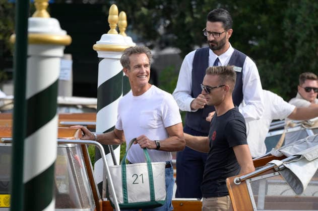 Alessandro Benetton boarding a boat from the pier of the Hotel Excelsior at the 2026 Venice Biennale 83rd Venice International Film Festival Venice, September 10, 2026 Foto:xA.xM.xTinghinox xFuturexImagex benetton_6922