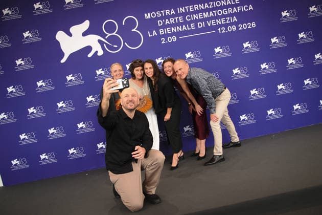 83rd Venice International Film Festival in Venice, Italy - 10 Sep 2026. Martyna Rozwadowska, Ewa Paj?k, Grzegorz D?bowski, Monika Sabina Kwiatkowska, Aleksandra Kolan and Robert Mania attend the photocall of the film Cudze Rzeczy (What Belongs to Others) during the 83rd Venice International Film Festival. Venice Italy Copyright: xMarcoxBaradax xSOPAxImagesx MBA_1621