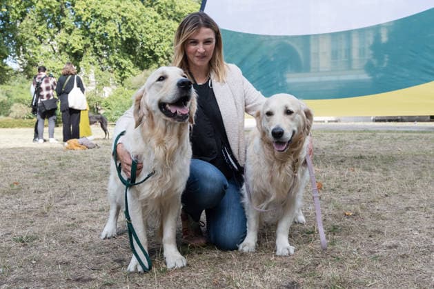 September 10, 2026, London, England, United Kingdom: Melanie Onn MP and her golden retrievers Misty and Murphy take part in the Westminster Dog of the Year competition in the Victoria Tower Gardens. The event is a celebration of the unique bond between dogs and their owners, and gives parliamentarians the opportunity to highlight the important work that they ve undertaken in Parliament on dog related matters, whilst promoting responsible dog ownership. London United Kingdom  - ZUMAs371 20260910_zip_s371_023 Copyright: xWiktorxSzymanowiczx