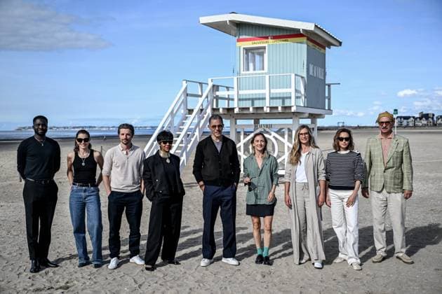 52nd Deauville American Film Festival PHOTOPQR OUEST FRANCE Martin ROCHE Deauville September 10, 2026 This Thursday, September 10, marks the 52nd Deauville American Film Festival in Deauville, Calvados, Normandy. American Film Festival in Deauville here The jury, composed of jury president Roschdy Zem, Camille Chamoux, Cécile de France, Euzhan Palcy, Raphaël Personnaz, Lola Quivoron, Laura Smet, and Mohamed Mbougar Sarr. Photographer: Martin ROCHE, Ouest France. The 52nd Deauville American Film Festival, held in Deauville, Normandy, from September 4 to 13, 2026. Deauville, FRANCE. France Copyright: xPHOTOPQR OUESTxFRANCE MAXPPPxMartinxROCHEx 20260910OFR4029 20260910OFR4029