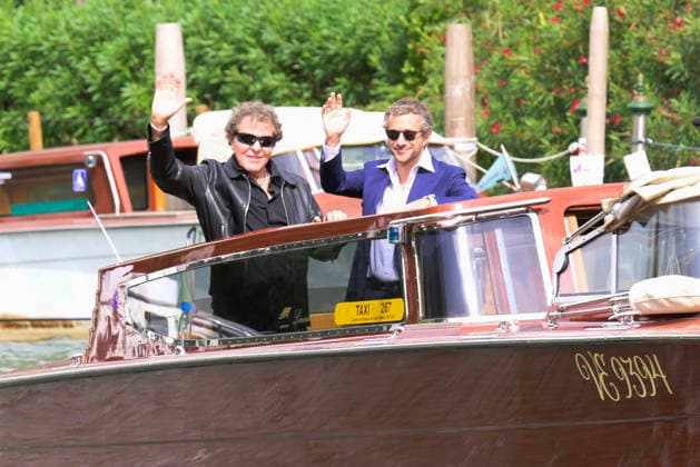 Renzo Rosso and Francesco Carrozzini upon their arrival at the pier of the Hotel Excelsior during the 2026 Venice Biennale 83rd Venice International Film Festival Venice, September 10, 2026 Foto:xA.xM.xTinghinox xFuturexImagex rosso_6903