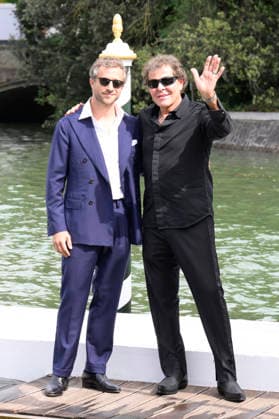 Francesco Carrozzini and Renzo Rosso upon their arrival at the pier of the Hotel Excelsior during the 2026 Venice Biennale 83rd Venice International Film Festival Venice, September 10, 2026 Foto:xA.xM.xTinghinox xFuturexImagex rosso_6907
