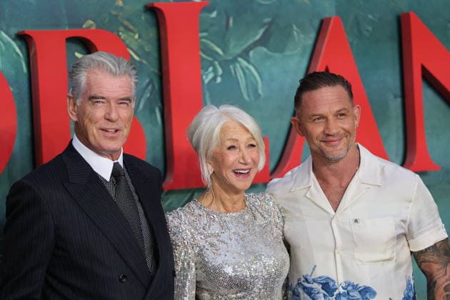 . 10 09 2026. London, United Kingdom. Helen Mirren, Pierce Brosnan and Tom Hardy at the Mobland - Season Two premiere in London.  xStephenxLockx xi-Imagesx IIM-26997-0016