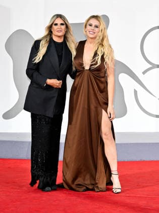 IPA88364652 - Venice, 83rd Venice International Film Festival 2026 - Night 9. Red carpet for the film *UN PEU AVANT MINUIT*. Pictured: Karla Sofia Gascon and Tiziana Rocca  Copyright: xSimonexComix xPoolxPhotoxEventsx08x IPA88364652