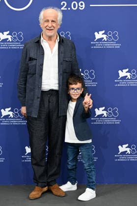 September 10, 2026, Venice, Rome, Italy: Toni Servillo and Lorenzo Perrotta during the photocall for the film Scherzetto, at the 83rd Venice Film Festival. Venice, September 10, 2026 Venice Italy  - ZUMAa289 20260910_zia_a289_343 Copyright: xMlax xAgfx