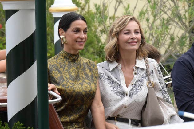 Donatella Finocchiaro and Violante Placido upon their arrival at the pier of the Hotel Excelsior at the 2026 Venice Biennale 83rd Venice International Film Festival Venice, September 10, 2026 Foto:xA.xM.xTinghinox xFuturexImagex placido_6906
