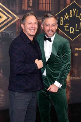 Trystan Puetter and Volker Bruch at the premiere of the fifth and final season of the series *Babylon Berlin* on September 10, 2026, at the Zoo Palast in Berlin. Trystan Puetter and Volker Bruch attend the premiere of the fifth and final season of the series *Babylon Berlin* on September 10, 2026 at the Zoo Palast in Berlin, Germany. Babylon Berlin Season 5 Premiere in Berlin