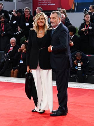IPA88366571 - Venice, 83rd Venice International Film Festival 2026 - Night 9. Red Carpet for the film *UN PEU AVANT MINUIT*. Pictured: Myrta Merlino and Marco Tardelli  Copyright: xAlbertoxTerenghi PoolxPhotoxEvenx xPoolxPhotoxEventsx08x IPA88366571