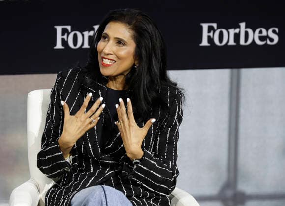 Global CEO of Chanel Leena Nair speaks at the Forbes Power Women s Summit on Thursday, September 10, 2026 at Jazz at Lincoln Center in New York City.  NYP20260910130 JohnxAngelillo
