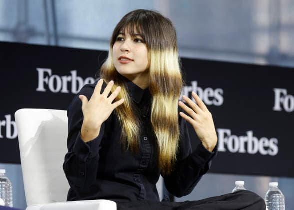 Alysa Liu speaks at the Forbes Power Women s Summit on Thursday, September 10, 2026 at Jazz at Lincoln Center in New York City.  NYP20260910134 JohnxAngelillo