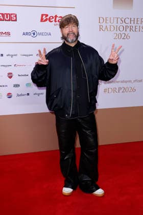Rea Garvey at the German Radio Awards (Deutscher Radiopreis) ceremony on September 10, 2026, at the Musical Theater an der Elbe in Hamburg. Rea Garvey arrives for the annual German Radio Awards (Deutscher Radiopreis) ceremony on September 10, 2026 at the Musical Theater an der Elbe in Hamburg, Germany. German Radio Awards ceremony in Hamburg