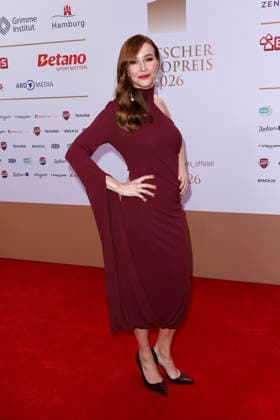 Katrin Bauerfeind at the German Radio Awards (Deutscher Radiopreis) ceremony on September 10, 2026, at the Musical Theater an der Elbe in Hamburg. Katrin Bauerfeind arrives for the annual German Radio Awards (Deutscher Radiopreis) ceremony on September 10, 2026 at the Musical Theater an der Elbe in Hamburg, Germany. German Radio Awards ceremony in Hamburg