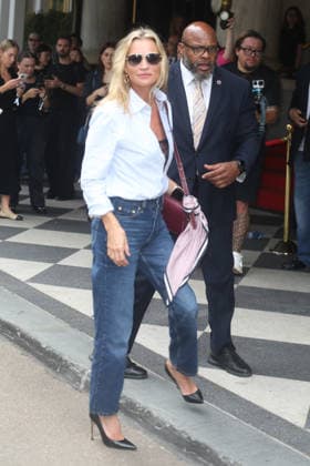 September 10, 2026: Kate Moss arrived at the Tommy Hilfiger Spring Summer 2027 show at the Plaza Hotel in New York City - ZUMAh16_ 20260910_zaf_h16_019 Copyright: xDanxHerrickx