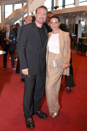 Sasha with his wife Julia Röntgen at the 17th German Radio Awards ceremony in 2026 at the Stage Theater an der Elbe in Hamburg, September 10, 2026 Foto:xC.xNiehausx xFuturexImagex radiopreis_6757