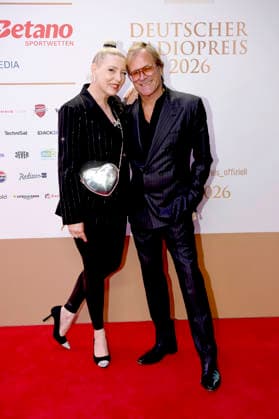 Sabrina Winter and Steve Norman of Spandau Ballet at the 17th German Radio Awards ceremony in 2026 at the Stage Theater an der Elbe in Hamburg, September 10, 2026 Foto:xC.xNiehausx xFuturexImagex radiopreis_6767