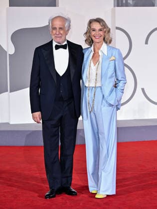 IPA88369841 - Venice, 83rd Venice International Film Festival 2026 - Night 9. Red Carpet for the film *Scherzetto* - Pictured: Toni Servillo, Manuele Lamanna  Copyright: xSimonexComix xPoolxPhotoxEventsx08x IPA88369841
