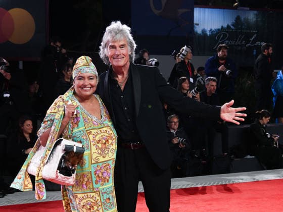 IPA88367976 - Venice, 83rd Venice International Film Festival 2026 - Night 9. Red carpet for the film Scherzetto. Pictured: Ronn Moss, Devin Devasquez  Copyright: xAlbertoxTerenghix xPoolxPhotoxEventsx08x IPA88367976
