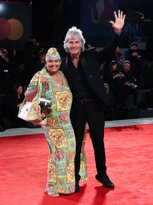 IPA88367978 - Venice, 83rd Venice International Film Festival 2026 - Night 9. Red carpet for the film Scherzetto. Pictured: Ronn Moss, Devin Devasquez  Copyright: xAlbertoxTerenghix xPoolxPhotoxEventsx08x IPA88367978