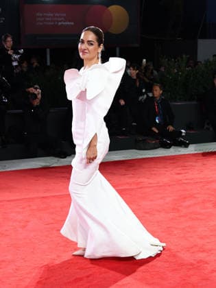 IPA88369436 - Venice, 83rd Venice International Film Festival 2026 - Night 9. Red carpet event for the film Scherzetto. Pictured: Mahnaz Afshar  Copyright: xAlbertoxTerenghix xPoolxPhotoxEventsx08x IPA88369436