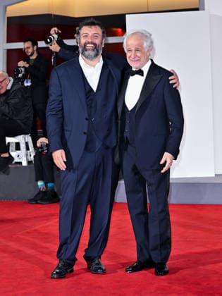IPA88370417 - Venice, 83rd Venice International Film Festival 2026 - Night 9. Red Carpet for the film *Scherzetto* - Pictured: Leonardo Lidi, Toni Servillo  Copyright: xSimonexComix xPoolxPhotoxEventsx08x IPA88370417