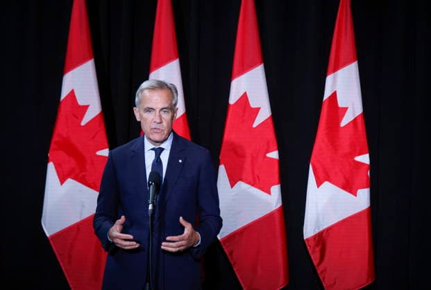 September 10, 2026, Banff, Ab, CANADA: Prime Minister Mark Carney speaks to the media at a cabinet retreat in Banff, Alta., Thursday, Sept. 10, 2026. Banff CANADA  - ZUMAc35_ 20260910_zaf_c35_111 Copyright: xJeffxMcintoshx