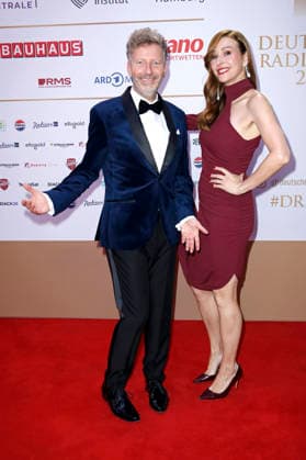 Thorsten Schorn and Katrin Bauerfeind at the 17th German Radio Awards ceremony in 2026 at the Stage Theater an der Elbe in Hamburg, September 10, 2026 Foto:xC.xTamckex xFuturexImagex radiopreis_6775