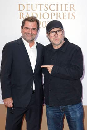 Andreas Altenburg and Bjarne Mädel at the 17th German Radio Awards ceremony in 2026 at the Stage Theater an der Elbe in Hamburg, September 10, 2026 Foto:xC.xTamckex xFuturexImagex radiopreis_6790