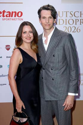 Alice Dwyer with her husband, Sabin Tambrea, at the 17th German Radio Awards ceremony in 2026 at the Stage Theater an der Elbe in Hamburg, September 10, 2026 Foto:xC.xTamckex xFuturexImagex radiopreis_6809