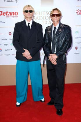 Lucas Hain and Felix Hain of Fast Boy at the 17th German Radio Awards ceremony in 2026 at the Stage Theater an der Elbe in Hamburg, September 10, 2026 Foto:xC.xTamckex xFuturexImagex radiopreis_6836