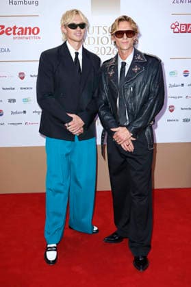 Lucas Hain and Felix Hain of Fast Boy at the 17th German Radio Awards ceremony in 2026 at the Stage Theater an der Elbe in Hamburg, September 10, 2026 Foto:xC.xTamckex xFuturexImagex radiopreis_6837