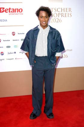 Benet Monteiro at the 17th German Radio Awards ceremony in 2026 at the Stage Theater an der Elbe in Hamburg, September 10, 2026 Foto:xC.xTamckex xFuturexImagex radiopreis_6840