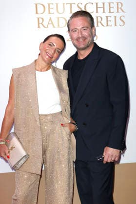 Sasha with his wife Julia Röntgen at the 17th German Radio Awards ceremony in 2026 at the Stage Theater an der Elbe in Hamburg, September 10, 2026 Foto:xC.xTamckex xFuturexImagex radiopreis_6849