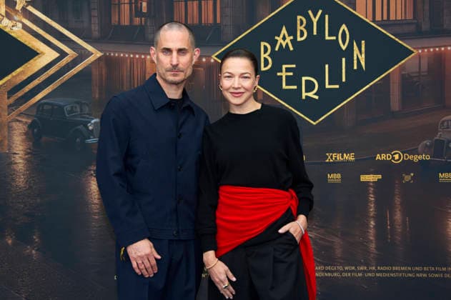 Clemens Schick and Hannah Herzsprung at the world premiere of the fifth and final season of the TV series *Babylon Berlin* at the Zoo Palast in Berlin, September 10, 2026 Foto:xC.xBehringx xFuturexImagex babylon_berlin_6927