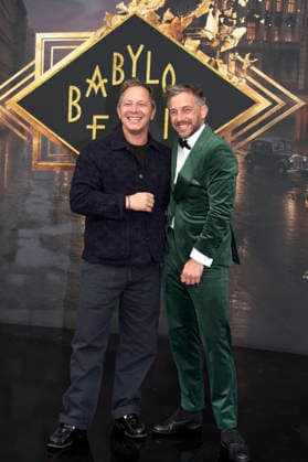 Trystan Pütter and Volker Bruch at the world premiere of the fifth and final season of the TV series *Babylon Berlin* at the Zoo Palast in Berlin, September 10, 2026 Foto:xC.xBehringx xFuturexImagex babylon_berlin_6936