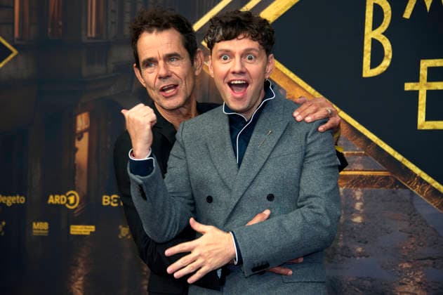 Tom Tykwer and Christian Friedel at the world premiere of the fifth and final season of the TV series Babylon Berlin at the Zoo Palast in Berlin, September 10, 2026 Foto:xC.xBehringx xFuturexImagex babylon_berlin_6993