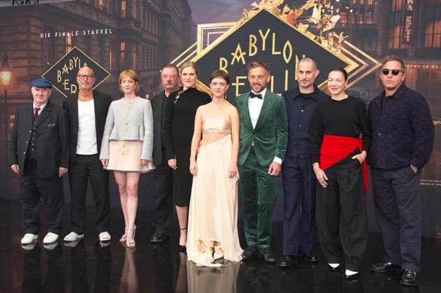 Udo Samel, Benno Fürmann, Leonie Benesch, Peter Kurth, Fritzi Haberlandt, Liv Lisa Fries, Volker Bruch, Clemens Schick, Hannah Herzsprung, and Trystan Pütter at the world premiere of the fifth and final season of the TV series Babylon Berlin at the Zoo Palast in Berlin, September 10, 2026 Foto:xC.xBehringx xFuturexImagex babylon_berlin_6996