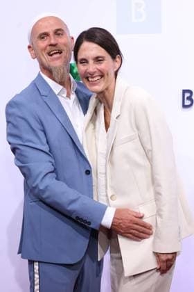 Bertelsmann Party 2026: Ralf Zacherl, Viola Zacherl on the red carpet at the Bertelsmann Party 2026, Bertelsmann Berlin Office, Berlin, September 10, 2026 Copyright: xEventpress Kratschx